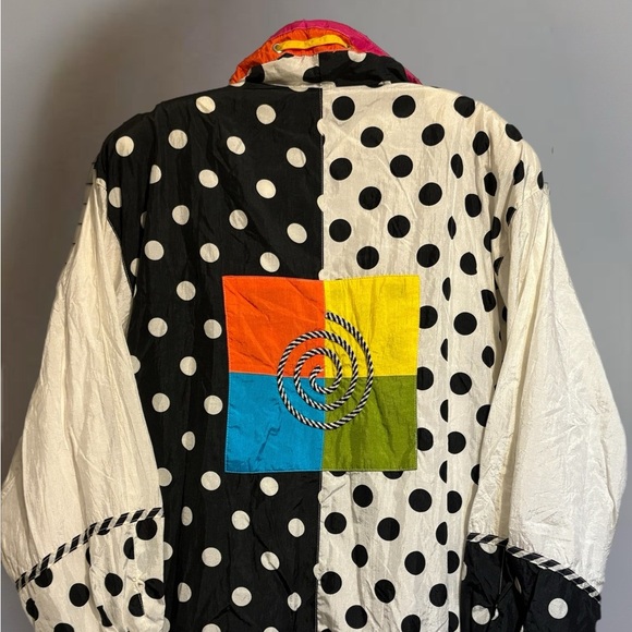Nieman Marcus Vintage Gallery Multicolor Patchwork Bomber Jacket - Picture 3 of 4